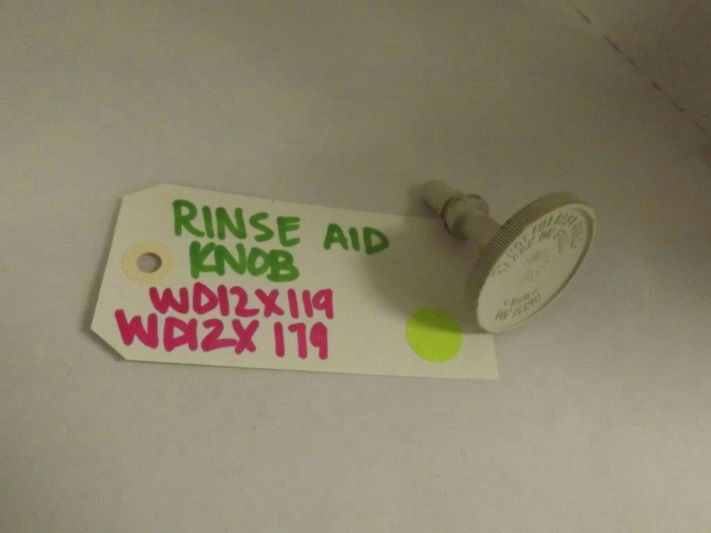 GENERAL ELECTRIC DISHWASHER WD12X119 WD12X179 RINSE AID KNOB USED GENERAL ELECTRIC DISHWASHER WD12X119 WD12X179 RINSE AID KNOB USED